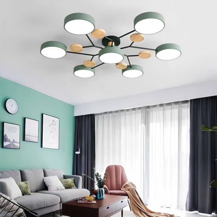 Forgrenede LED-loftslampe - NordicGlow