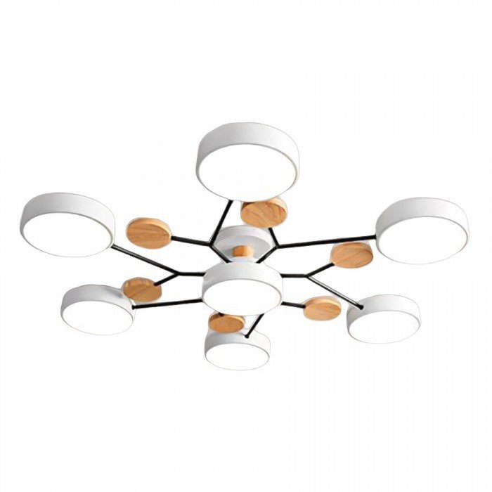 Forgrenede LED-loftslampe - NordicGlow