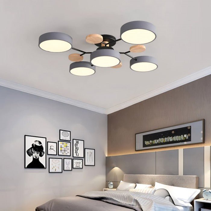 Forgrenede LED-loftslampe - NordicGlow