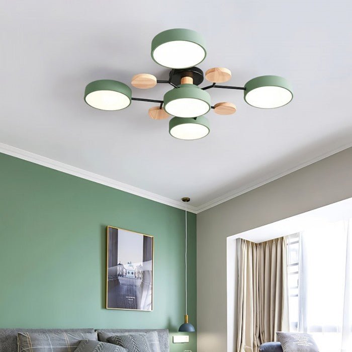 Forgrenede LED-loftslampe - NordicGlow