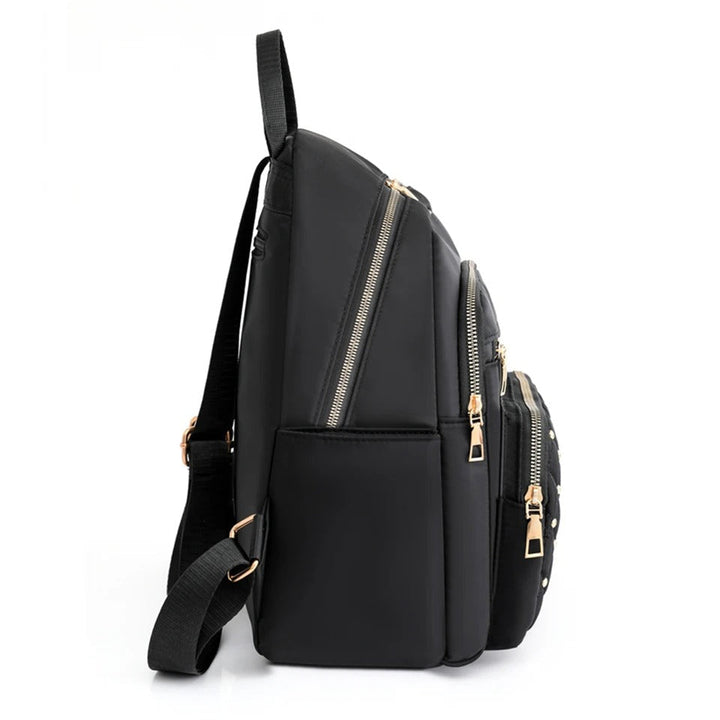 Leichter wasserabweisender Nylon-Rucksack für Damen – Reisen & Schule