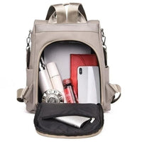Lightweight Water-Repellent Nylon Backpack for Women – Multiple Carrying Options