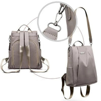 Lightweight Water-Repellent Nylon Backpack for Women – Multiple Carrying Options