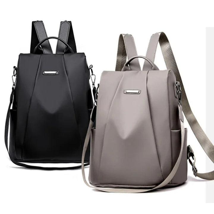 Lightweight Water-Repellent Nylon Backpack for Women – Multiple Carrying Options