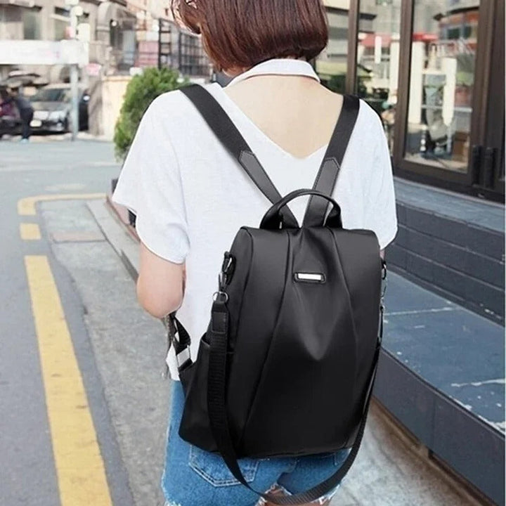 Lightweight Water-Repellent Nylon Backpack for Women – Multiple Carrying Options