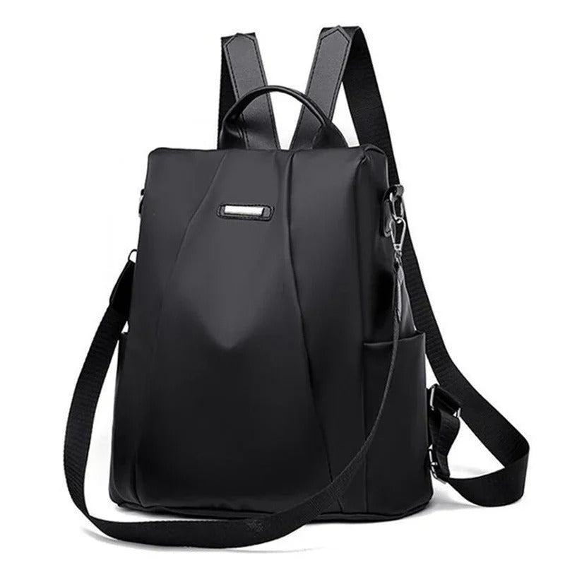 Lightweight Water-Repellent Nylon Backpack for Women – Multiple Carrying Options