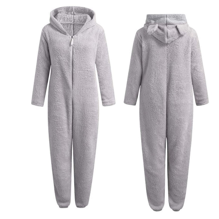 Super soft fleece overall with bear ears – BearHug