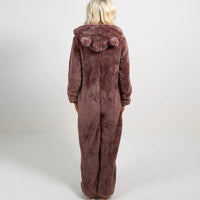 Super soft fleece overall with bear ears – BearHug