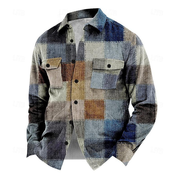Vintage Herrenjacke mit Knöpfen – Henri