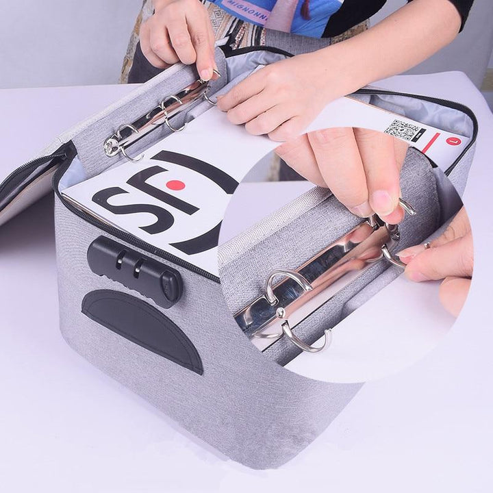 Lockable Waterproof Document Storage Box – Buy 1, Get 1 FREE Multi-layer Travel Case