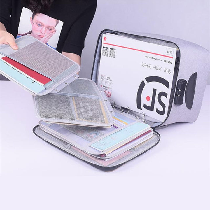 Lockable Waterproof Document Storage Box – Buy 1, Get 1 FREE Multi-layer Travel Case
