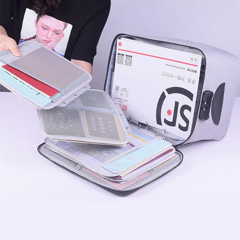 Lockable Waterproof Document Storage Box – Buy 1, Get 1 FREE Multi-layer Travel Case