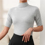 Nahtloser & Weicher Damen Rollkragen-Top mit Figurbetontem Schnitt – Arina
