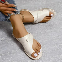 Orthopedic Women's Leather Sandals with Hallux Valgus Correction – Livia