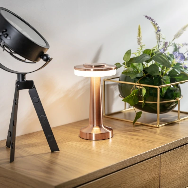 Drahtlose Retro Tischlampe - LumiBar