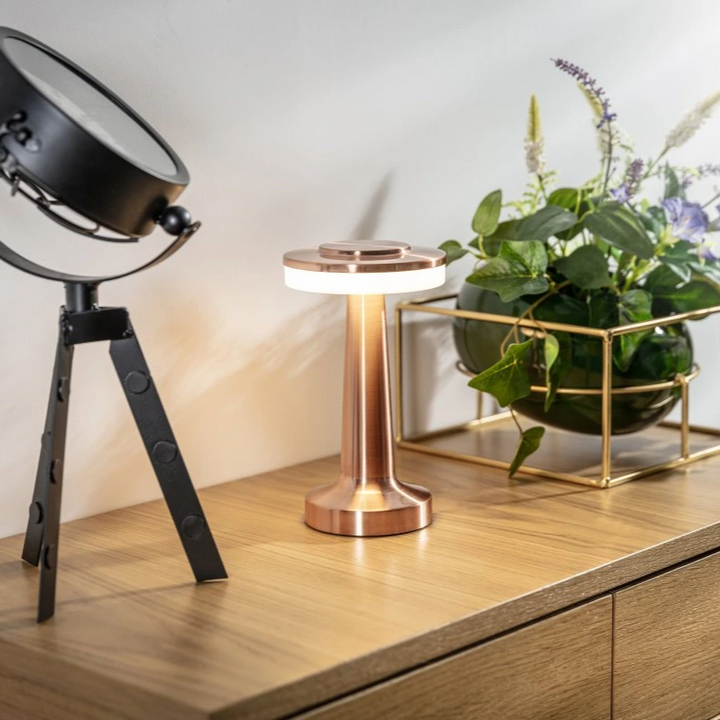 Drahtlose Retro Tischlampe - LumiBar