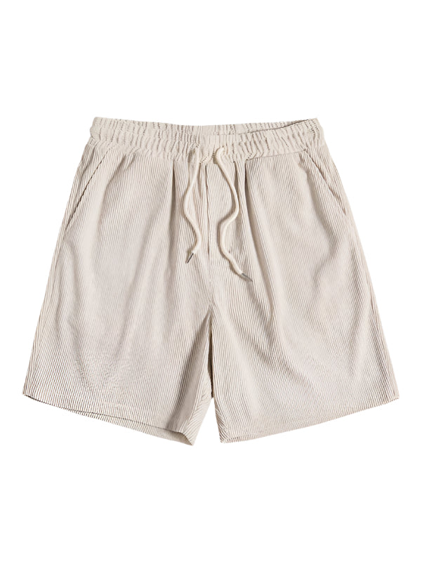 Trendy Men's Summer Set with Stripe Look - Beach Style