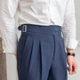 Herren Gurkha Hose mit Hohem Bund – Isauro