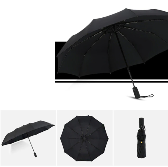 Stormproof & Foldable Umbrella – AeroShield