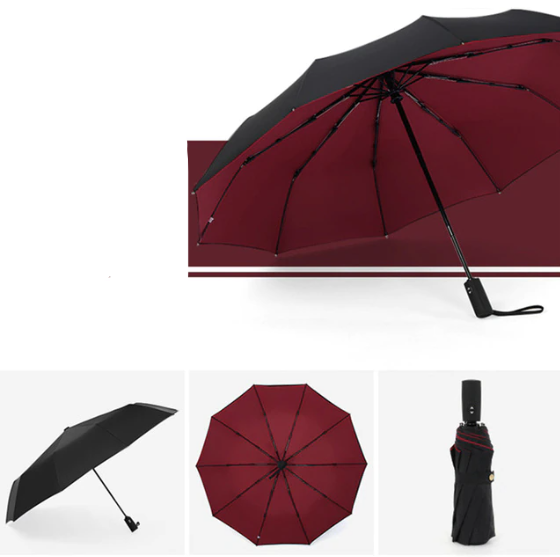 Stormproof & Foldable Umbrella – AeroShield