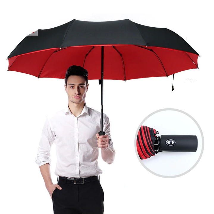 Stormproof & Foldable Umbrella – AeroShield