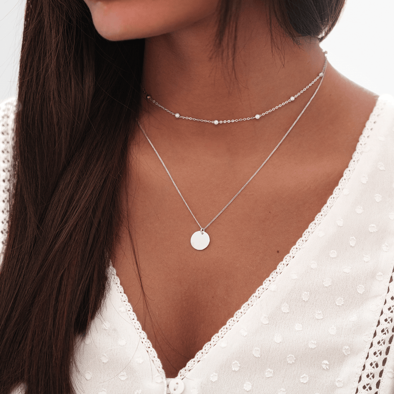 Double locket necklace - Amélie