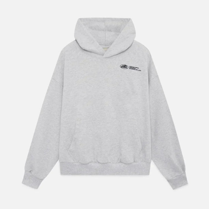 Cozy autumn hoodie with back print – Love