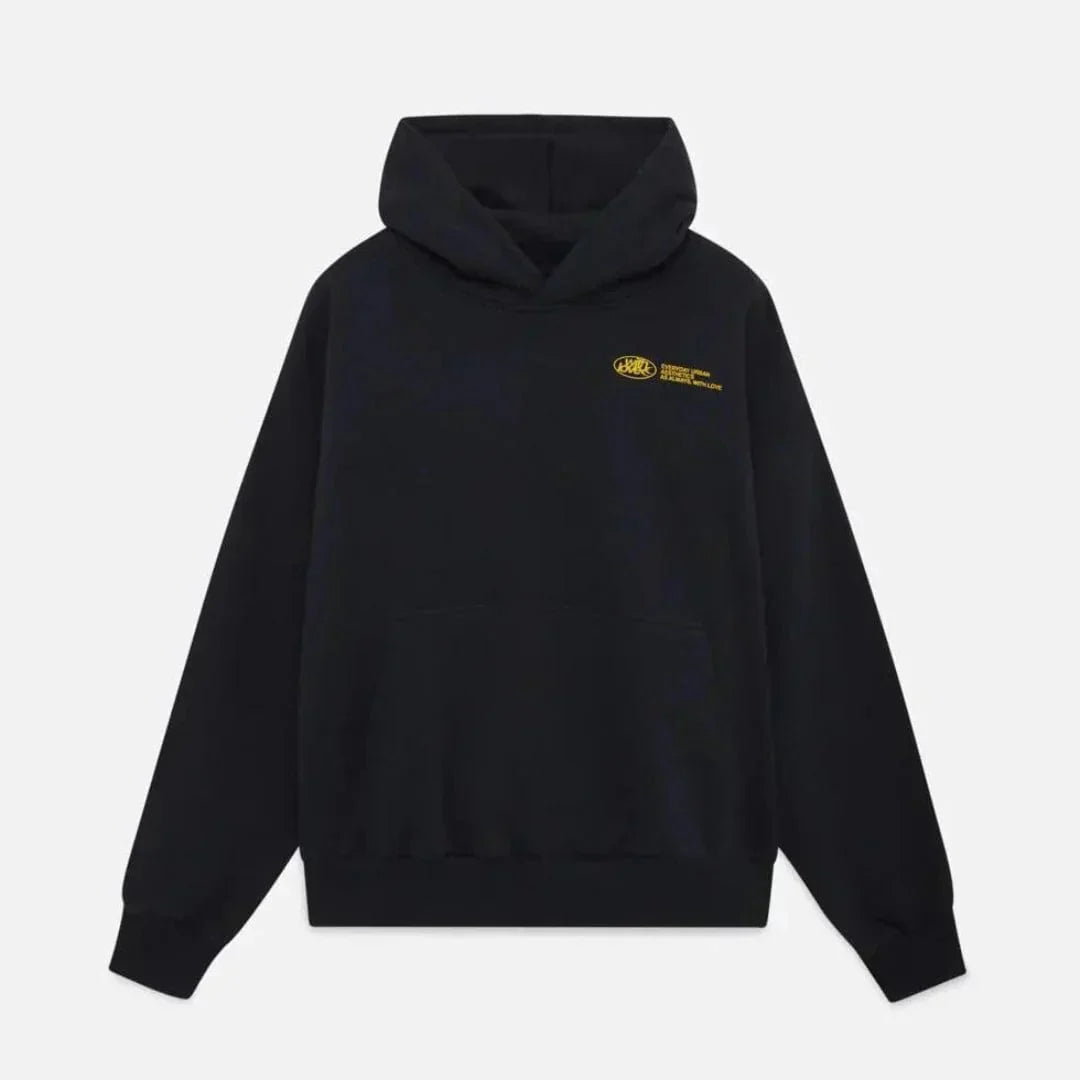 Cozy autumn hoodie with back print – Love