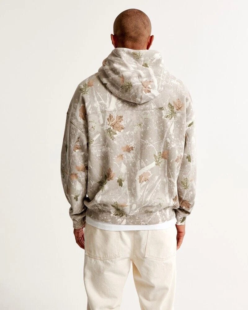 Cozy autumn hoodie with back print – Love