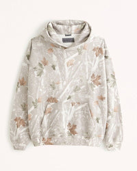 Cozy autumn hoodie with back print – Love
