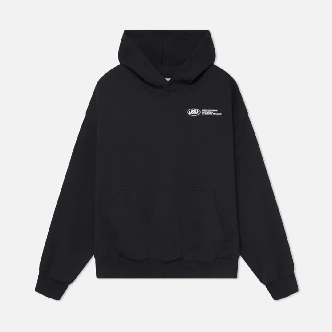 Cozy autumn hoodie with back print – Love