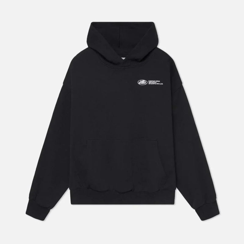 Cozy autumn hoodie with back print – Love