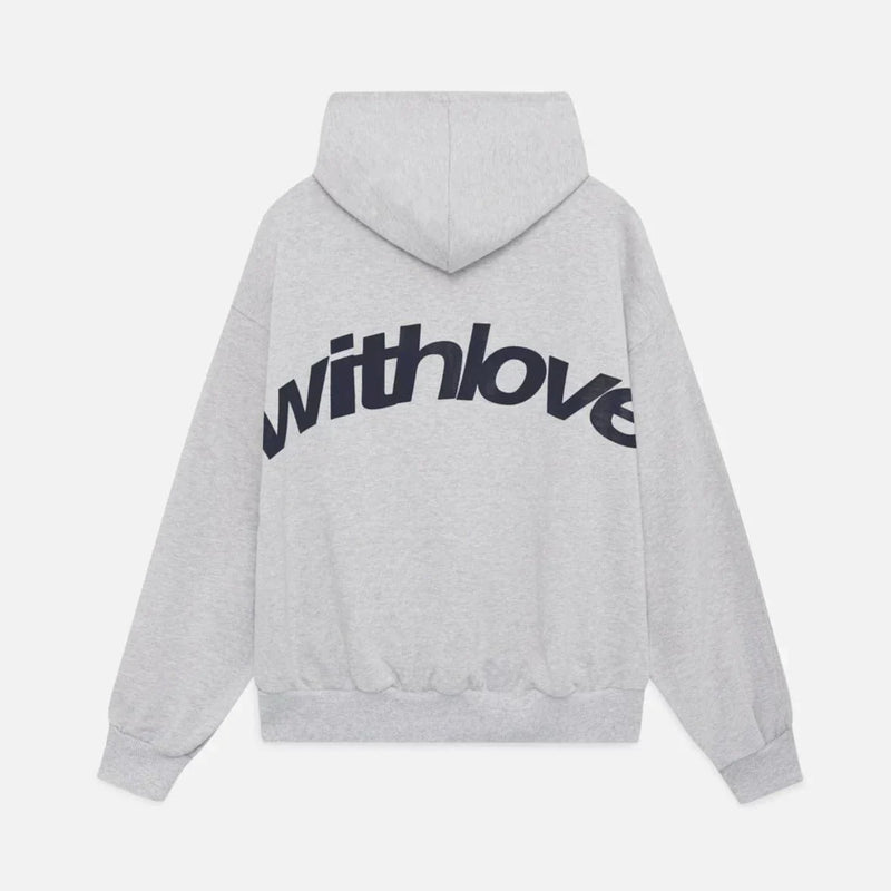 Cozy autumn hoodie with back print – Love