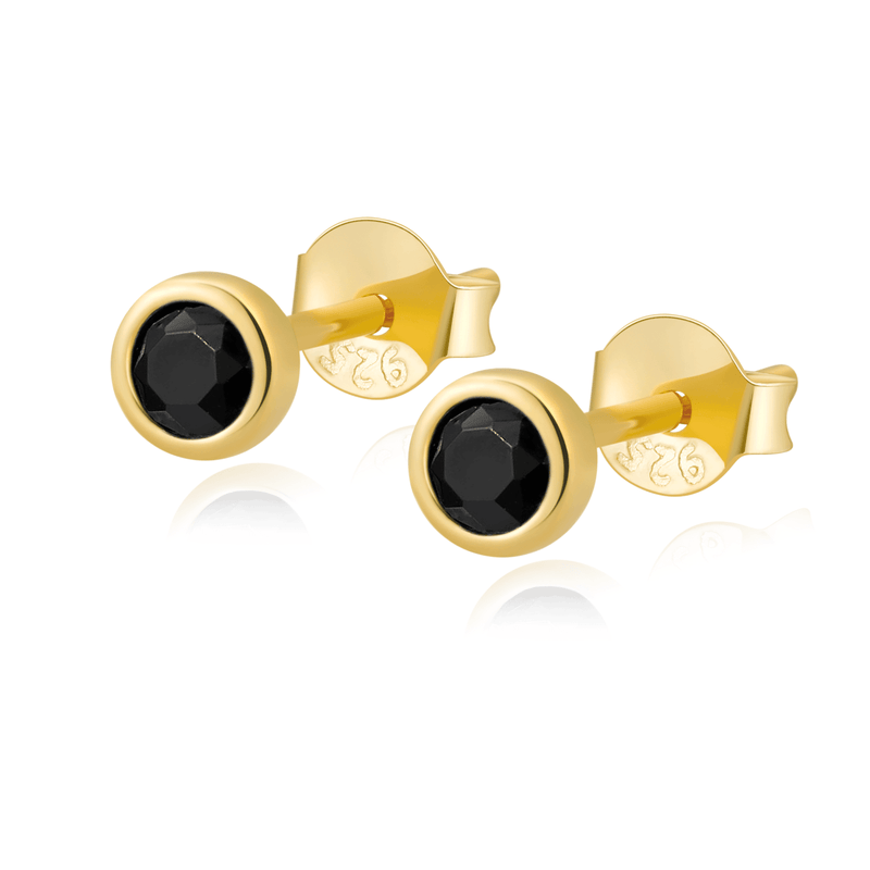 Compact Circle Earrings – Amira