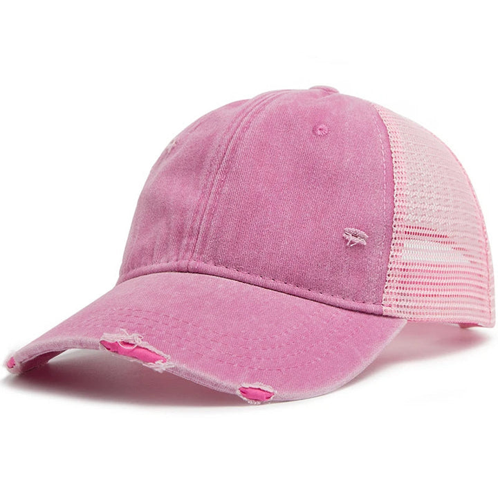 Cap with Braid Opening & Mesh Design – Buy 1, Get 1 Free – Liora