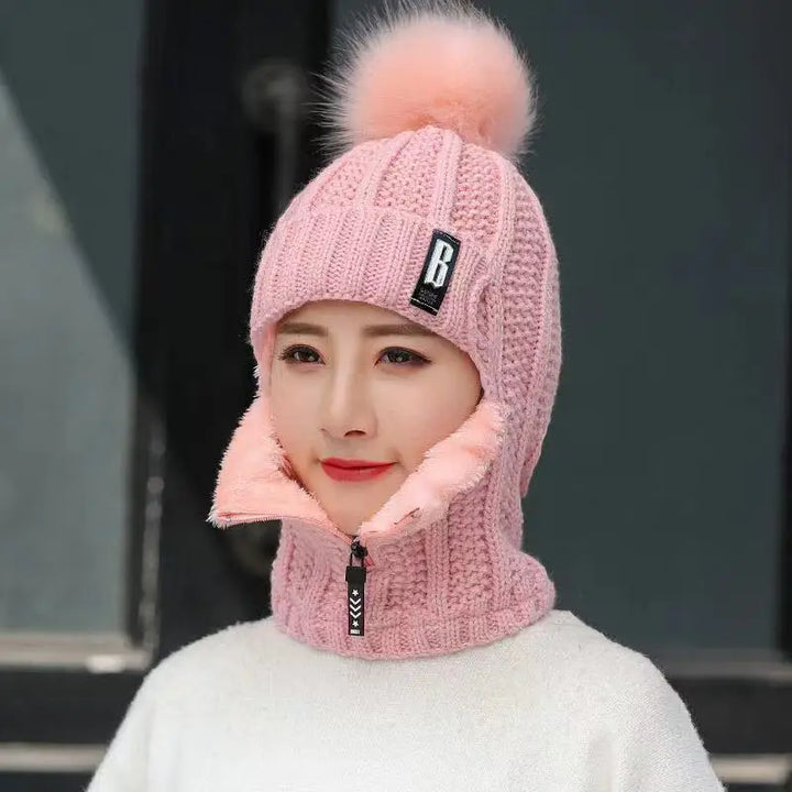 Balaclava de punto para mujer - Amara