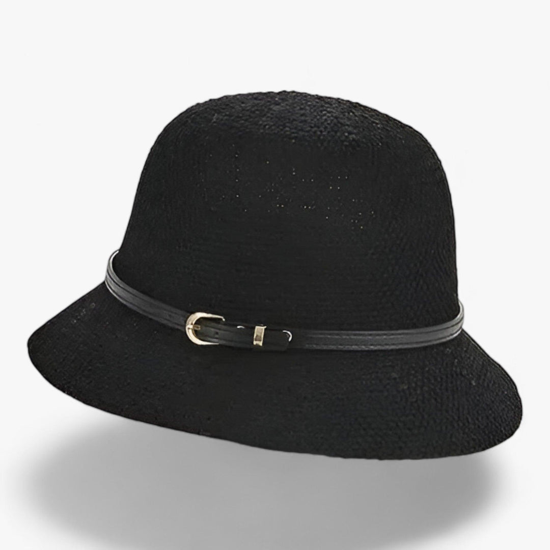 Faltbarer Damen Sonnenhut aus Leinen – Luma
