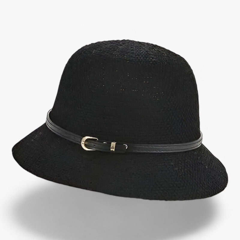 Faltbarer Damen Sonnenhut aus Leinen – Luma