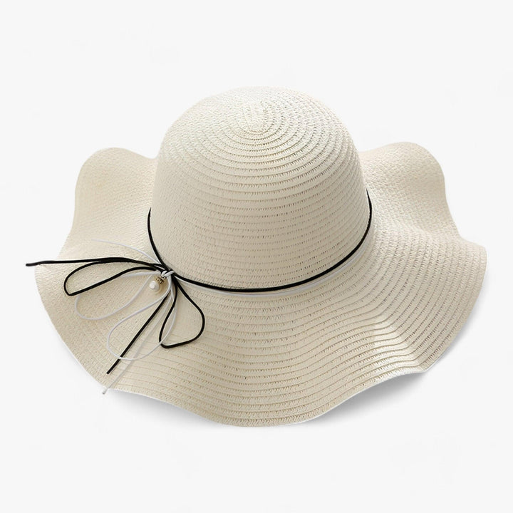 Airy women's beach hat with bow and UV protection – BreezeBow