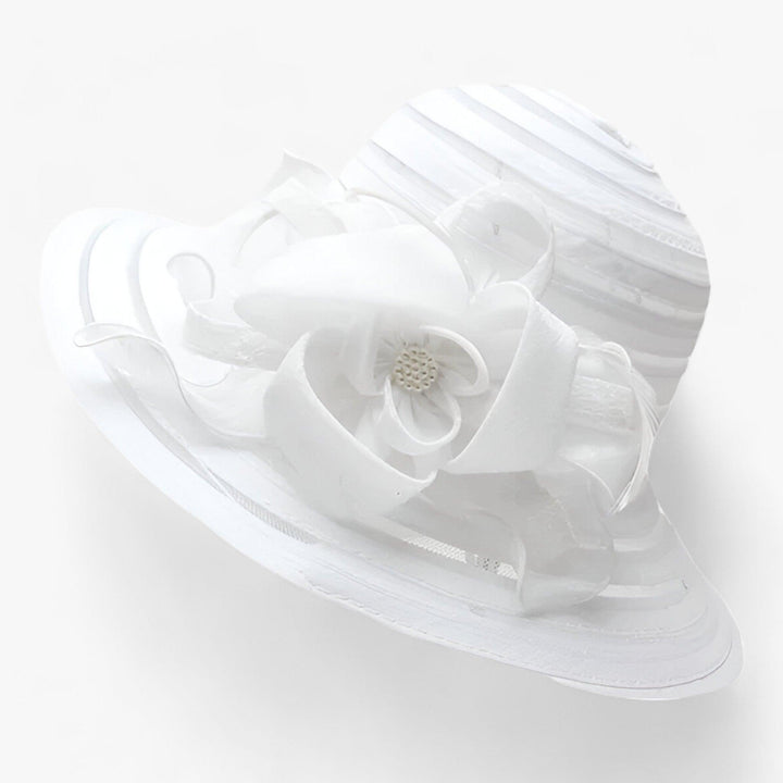 Sombrero de sol elegante para mujer de organza – Mirielle
