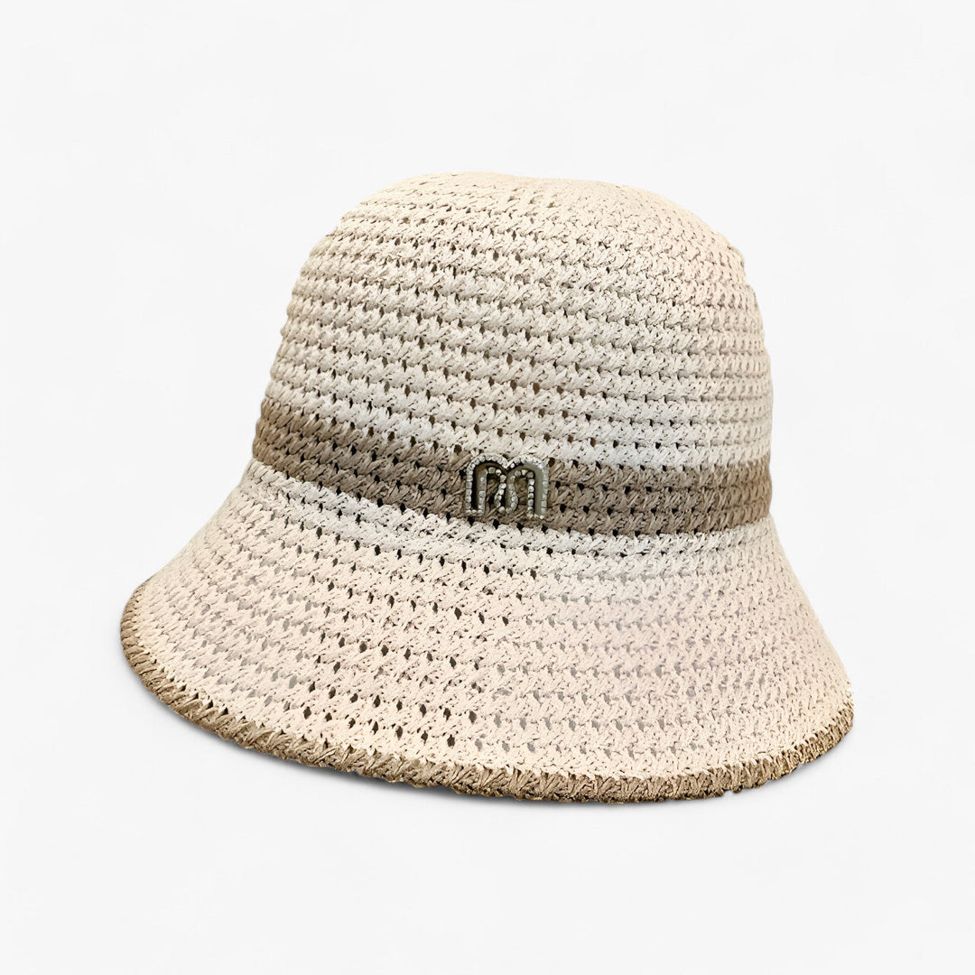 Airy women's summer hat with wide brim – BreezeShade Isla