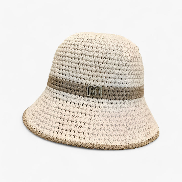 Airy women's summer hat with wide brim – BreezeShade Isla