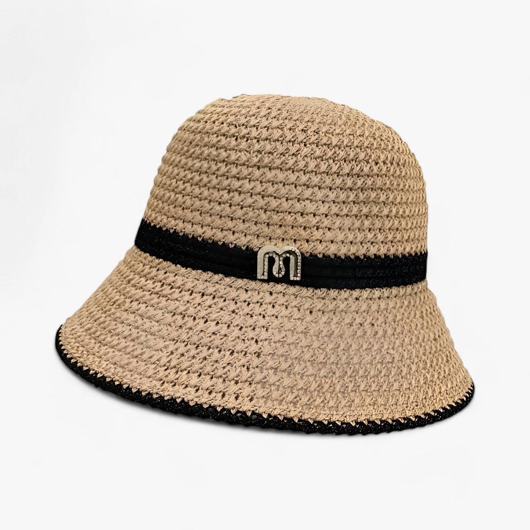 Airy women's summer hat with wide brim – BreezeShade Isla