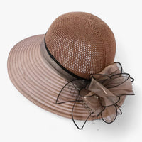 Eleganter Damen Sonnenhut mit breiter Krempe – Bellavue