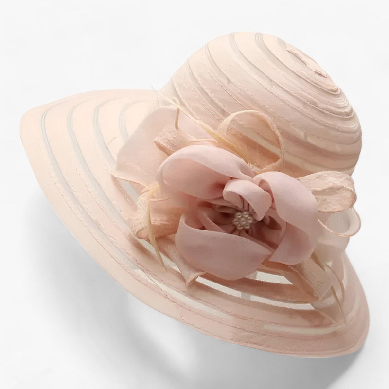 Sombrero de sol elegante para mujer de organza – Mirielle
