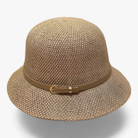Faltbarer Damen Sonnenhut aus Leinen – Luma