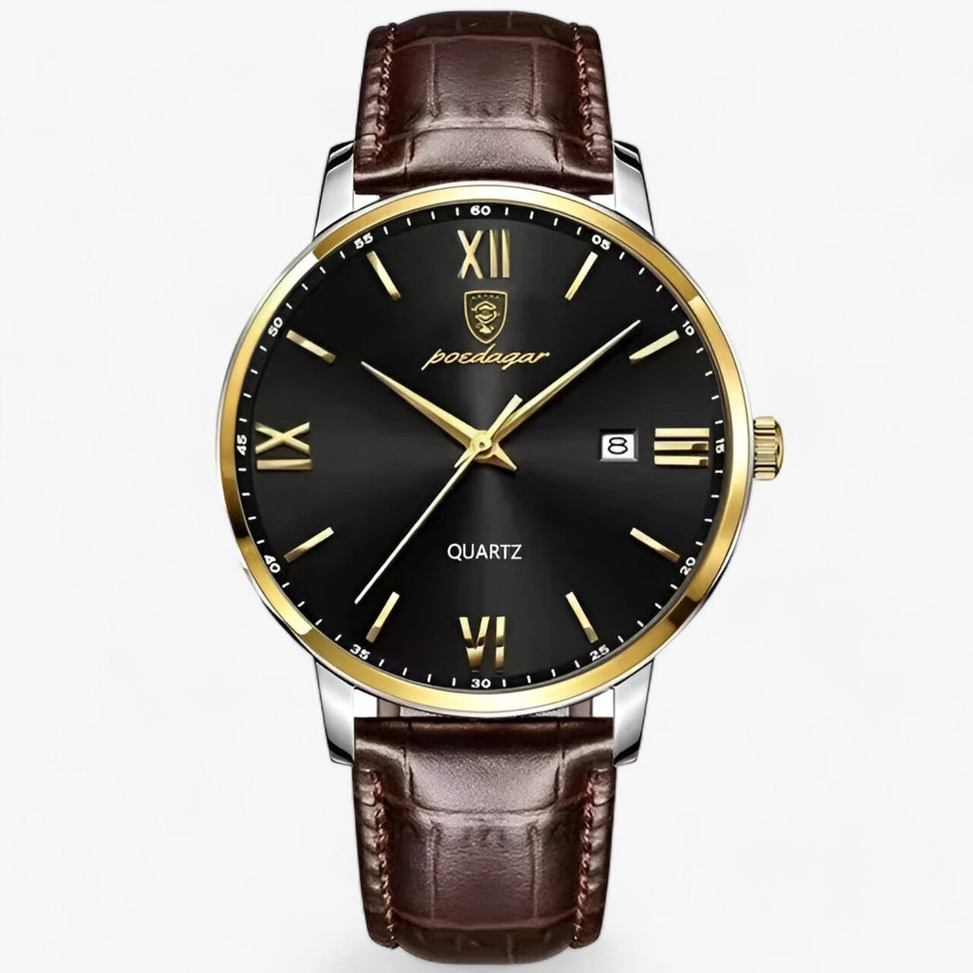Reloj de pulsera para hombre Luxus con correa de cuero – Adrien