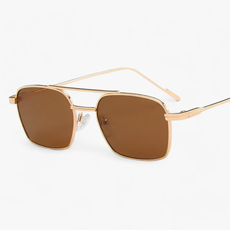 Vintage unisex solbriller med dobbelt bro – Aero