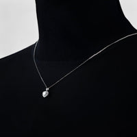 Moissanit-hjertevedhæng-kæde – Amouria