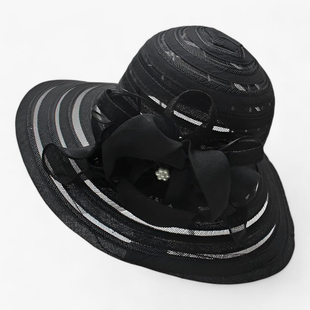 Sombrero de sol elegante para mujer de organza – Mirielle
